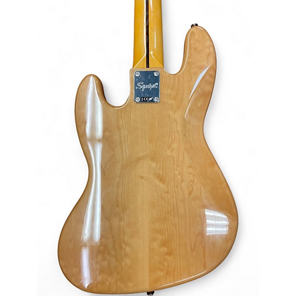 Used Squier Classic Vibe 70s Jazz Bass 5 Natural Electric Bass Guitar