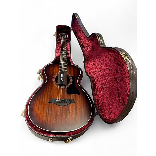Used Taylor 322e 12 Fret Grand Concert Shaded Edge Burst Acoustic Guitar
