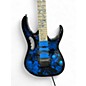 Used Ibanez JEM777P-BFP Blue Floral Solid Body Electric Guitar