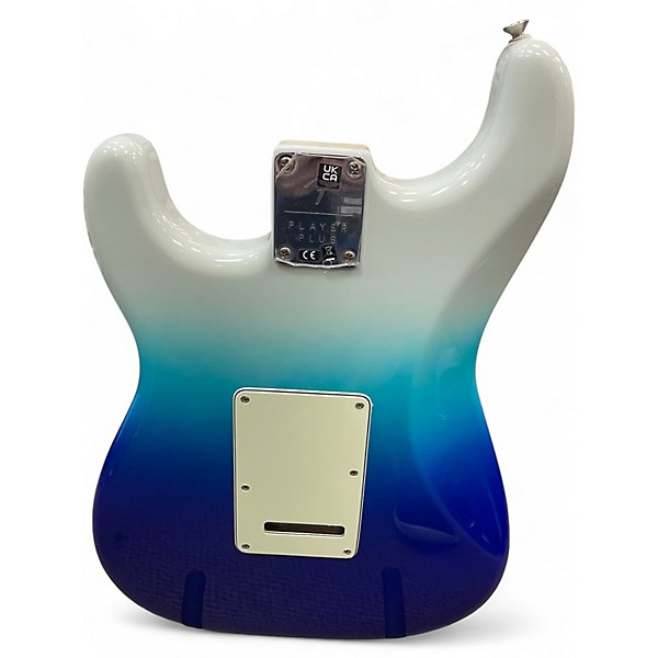 Used Fender Player Plus Stratocaster HSS Belair Blue Solid Body Electric Guitar