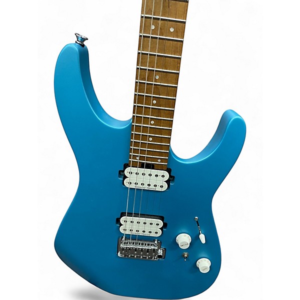 Used Charvel Pro Mod DK24 HH 2PT CM Matte Blue Frost Solid Body Electric Guitar