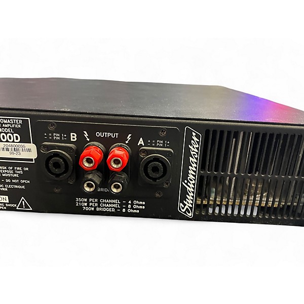 Used Studio Master 700d Power Amp
