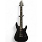 Used Schecter Guitar Research Damien Elite 7 Black Solid Body Electric Guitar thumbnail