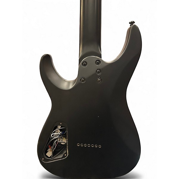 Used Schecter Guitar Research Damien Elite 7 Black Solid Body Electric Guitar