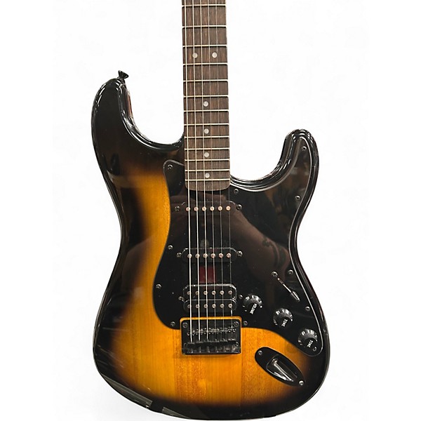 Used Squier Bullet Stratocaster Sunburst Solid Body Electric Guitar