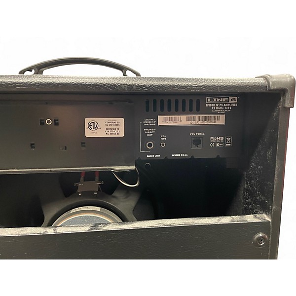 Used Line 6 Spider IV 75W 1x12 Guitar Combo Amp