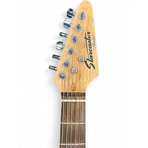 Used Starcaster by Fender S1 Arrowhead Red Solid Body Electric Guitar