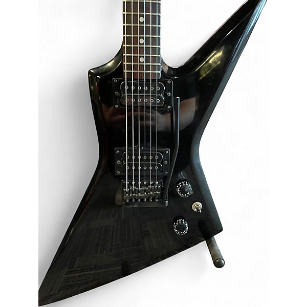Used Memphis Explorer Ebony Solid Body Electric Guitar