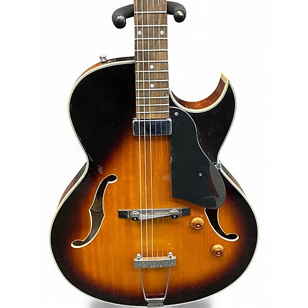 Used Washburn HB15 2 Color Sunburst Hollow Body Electric Guitar