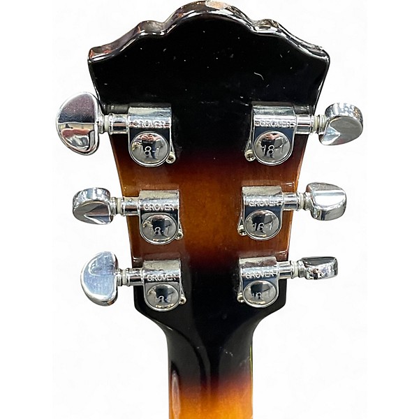 Used Washburn HB15 2 Color Sunburst Hollow Body Electric Guitar