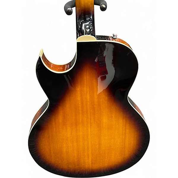 Used Washburn HB15 2 Color Sunburst Hollow Body Electric Guitar