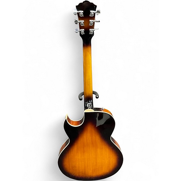 Used Washburn HB15 2 Color Sunburst Hollow Body Electric Guitar