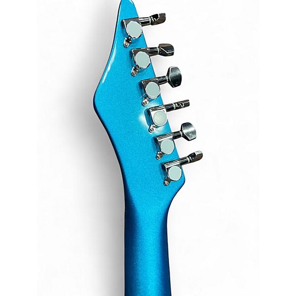 Used Backlund Model 400 Blue and White Solid Body Electric Guitar