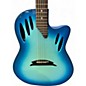 Used Ovation tangent series mob47 Blue Burst Acoustic Electric Guitar