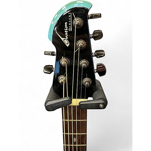 Used Ovation tangent series mob47 Blue Burst Acoustic Electric Guitar