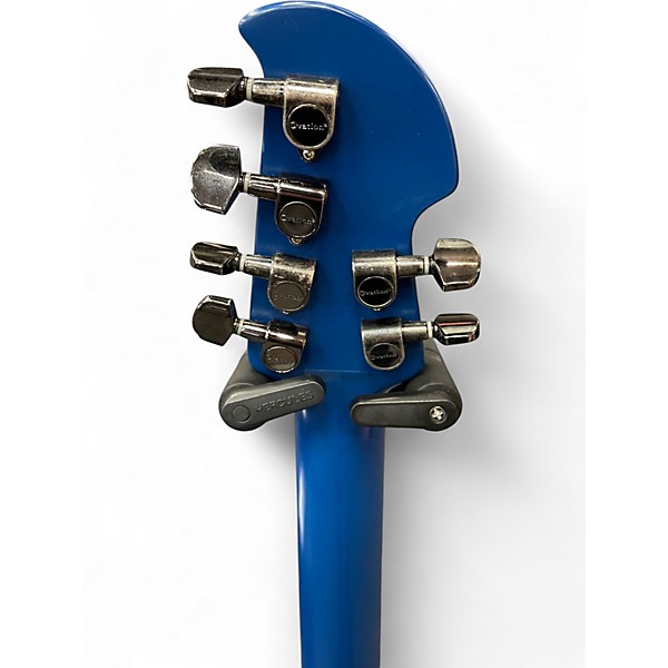 Used Ovation tangent series mob47 Blue Burst Acoustic Electric Guitar