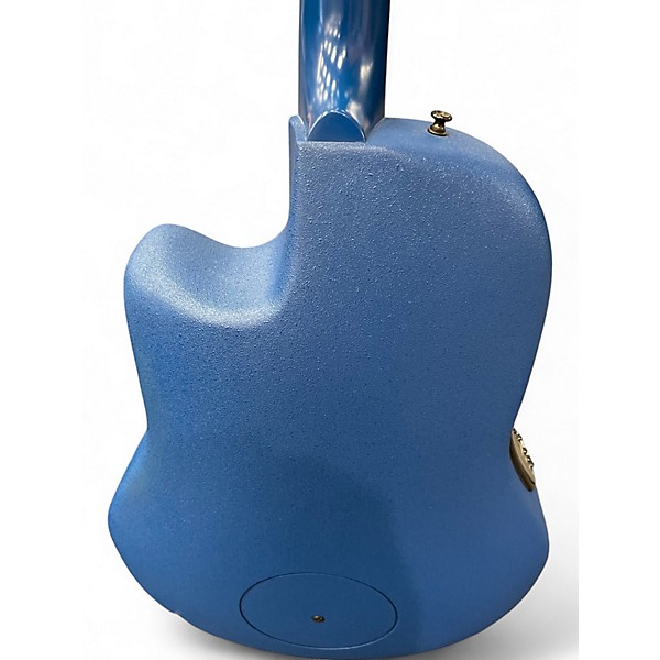 Used Ovation tangent series mob47 Blue Burst Acoustic Electric Guitar