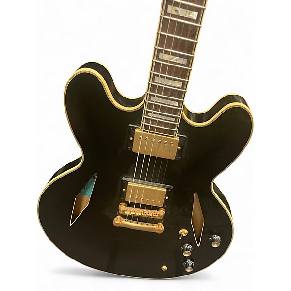 Used Epiphone EMILY WOLFE SHERATON Black Hollow Body Electric Guitar