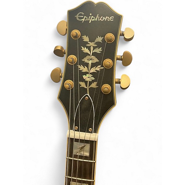 Used Epiphone EMILY WOLFE SHERATON Black Hollow Body Electric Guitar