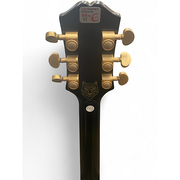 Used Epiphone EMILY WOLFE SHERATON Black Hollow Body Electric Guitar