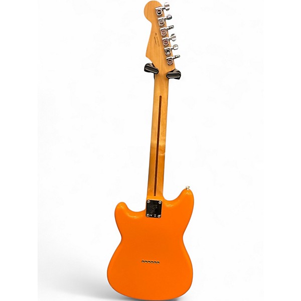 Used 2017 Fender Player Duo Sonic Capri Orange Solid Body Electric Guitar