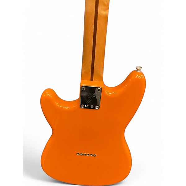 Used 2017 Fender Player Duo Sonic Capri Orange Solid Body Electric Guitar