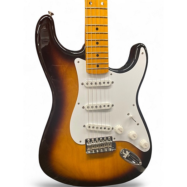 Used Fender 70th Anniversary American Vintage II 1954 Stratocaster 2 Color Sunburst Solid Body Electric Guitar