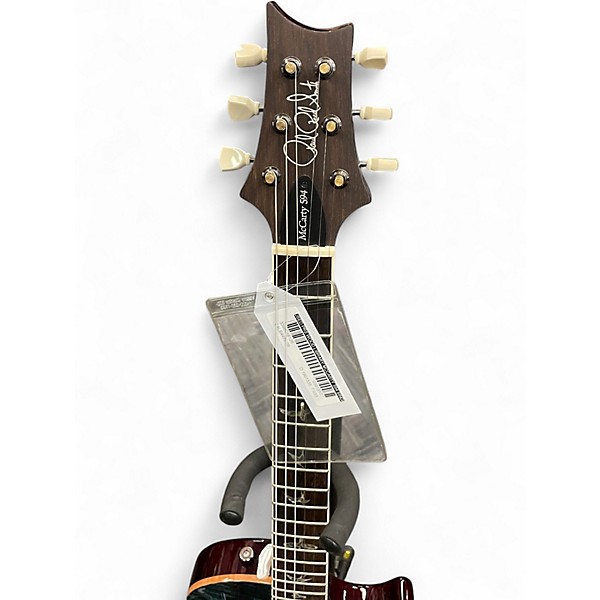 Used PRS WOOD LIBRARY MCCARTY 594 SINGLECUTT 10 TOP SEMI HOLLOW BODY AQUAMARINE Hollow Body Electric Guitar