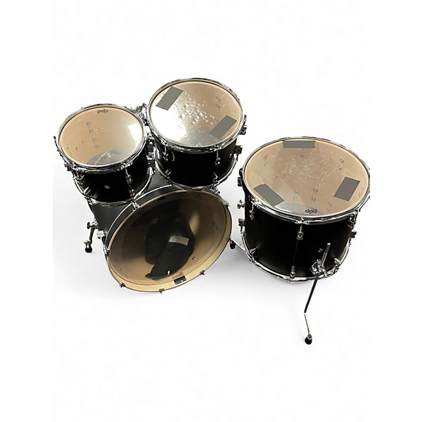 Used PDP by DW 4 Piece Concept Series Satin Black Drum Kit