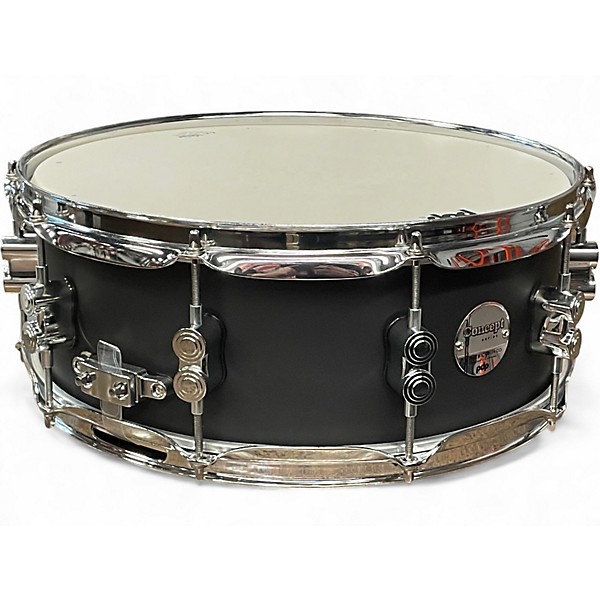 Used PDP by DW 14X5.5 Concept Series Snare Satin Black Drum