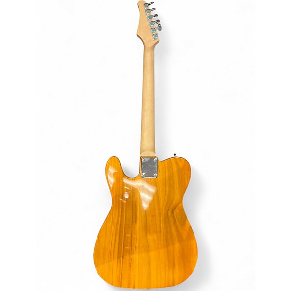 Used Glarry TELECASTER Antique Natural Solid Body Electric Guitar