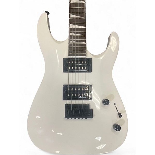 Used Jackson JS22 Dinky Classic White Solid Body Electric Guitar