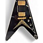 Used Gibson Flying V Custom Black Solid Body Electric Guitar