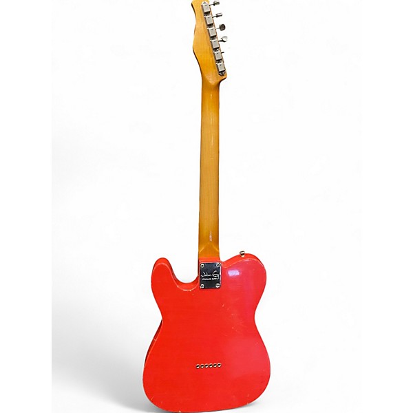 Vintage 2022 John Cruz Custom Guitars PREMIER FIFTY CROSSVILLE TL FIESTA RED Solid Body Electric Guitar