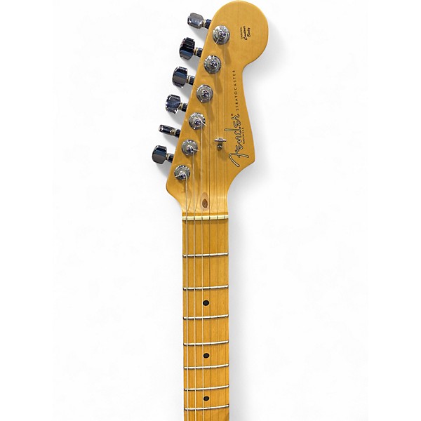 Used 2002 Fender American Standard Stratocaster 3 Tone Sunburst Solid Body Electric Guitar