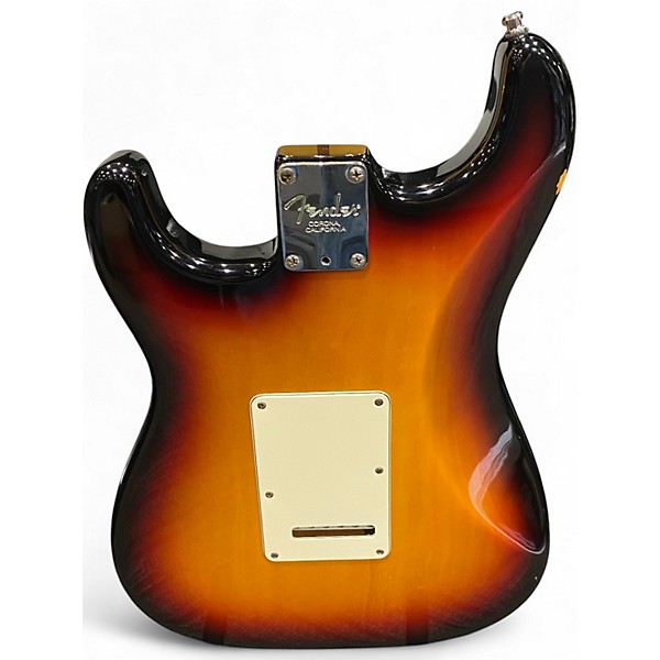 Used 2002 Fender American Standard Stratocaster 3 Tone Sunburst Solid Body Electric Guitar