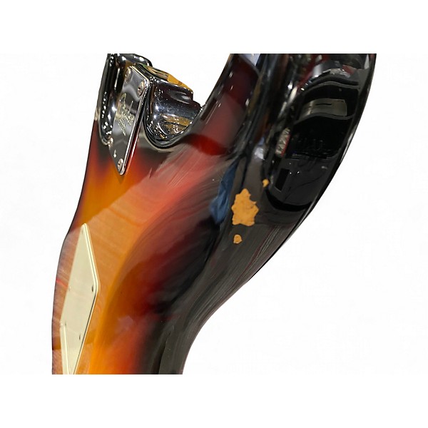 Used 2002 Fender American Standard Stratocaster 3 Tone Sunburst Solid Body Electric Guitar