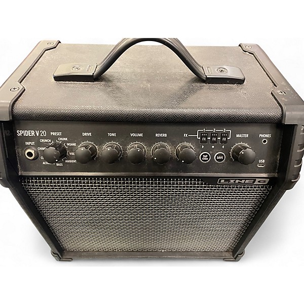 Used Line 6 Spider V20 Guitar Combo Amp