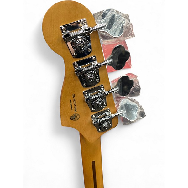 Used Fender Player Plus Active Precision Bass COSMIC JADE Electric Bass Guitar