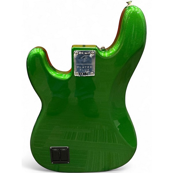 Used Fender Player Plus Active Precision Bass COSMIC JADE Electric Bass Guitar