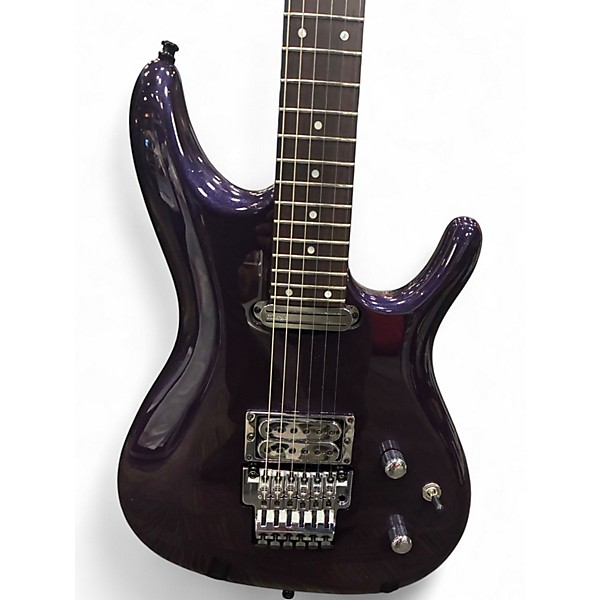 Used Ibanez JS 2450 Purple Solid Body Electric Guitar