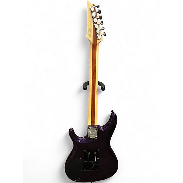 Used Ibanez JS 2450 Purple Solid Body Electric Guitar