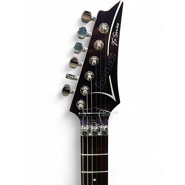 Used Ibanez JS 2450 Purple Solid Body Electric Guitar