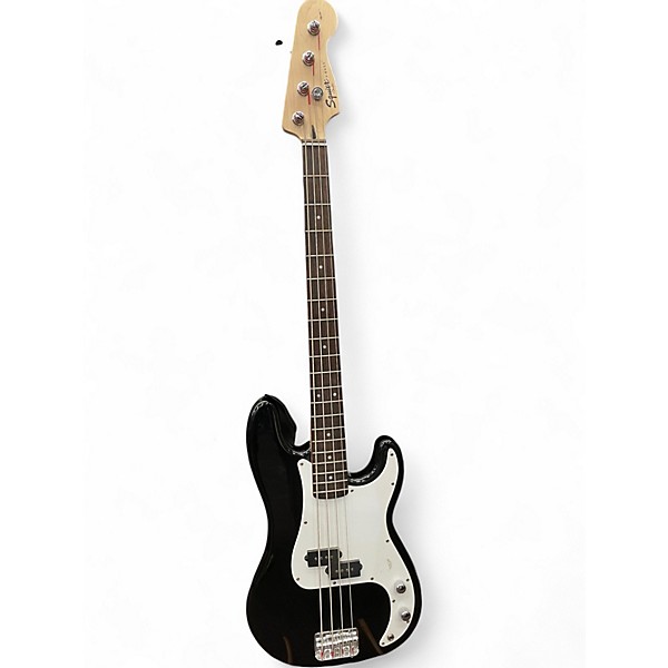 Used Squier Affinity Precision Bass Black Electric Bass Guitar
