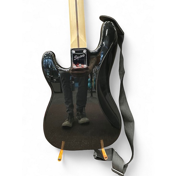 Used Squier Affinity Precision Bass Black Electric Bass Guitar