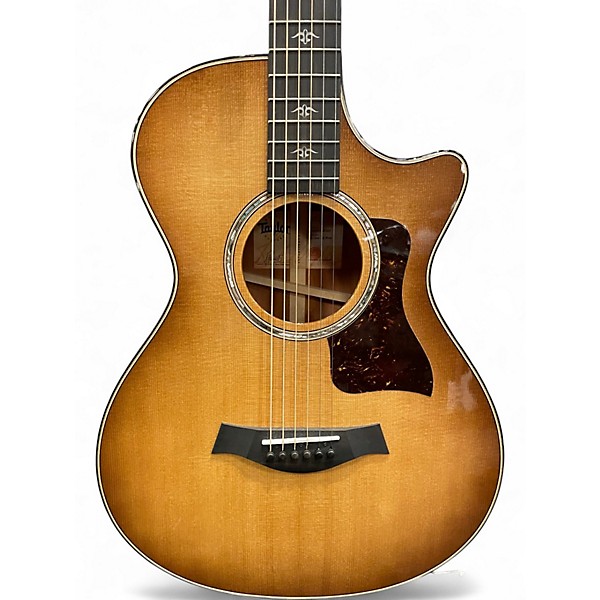 Used Taylor 512 12-Fret Sunburst Acoustic Guitar