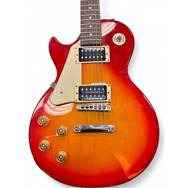 Used Epiphone Les Paul 100 Bolt On Left Handed Cherry Sunburst Electric Guitar