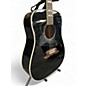 Used 2008 Gibson Elvis Dove ebony Acoustic Electric Guitar