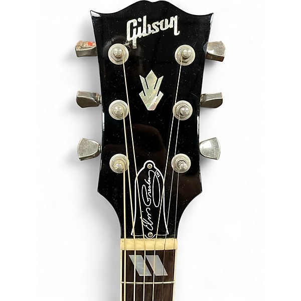 Used 2008 Gibson Elvis Dove ebony Acoustic Electric Guitar