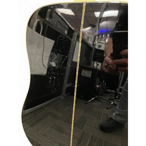 Used 2008 Gibson Elvis Dove ebony Acoustic Electric Guitar